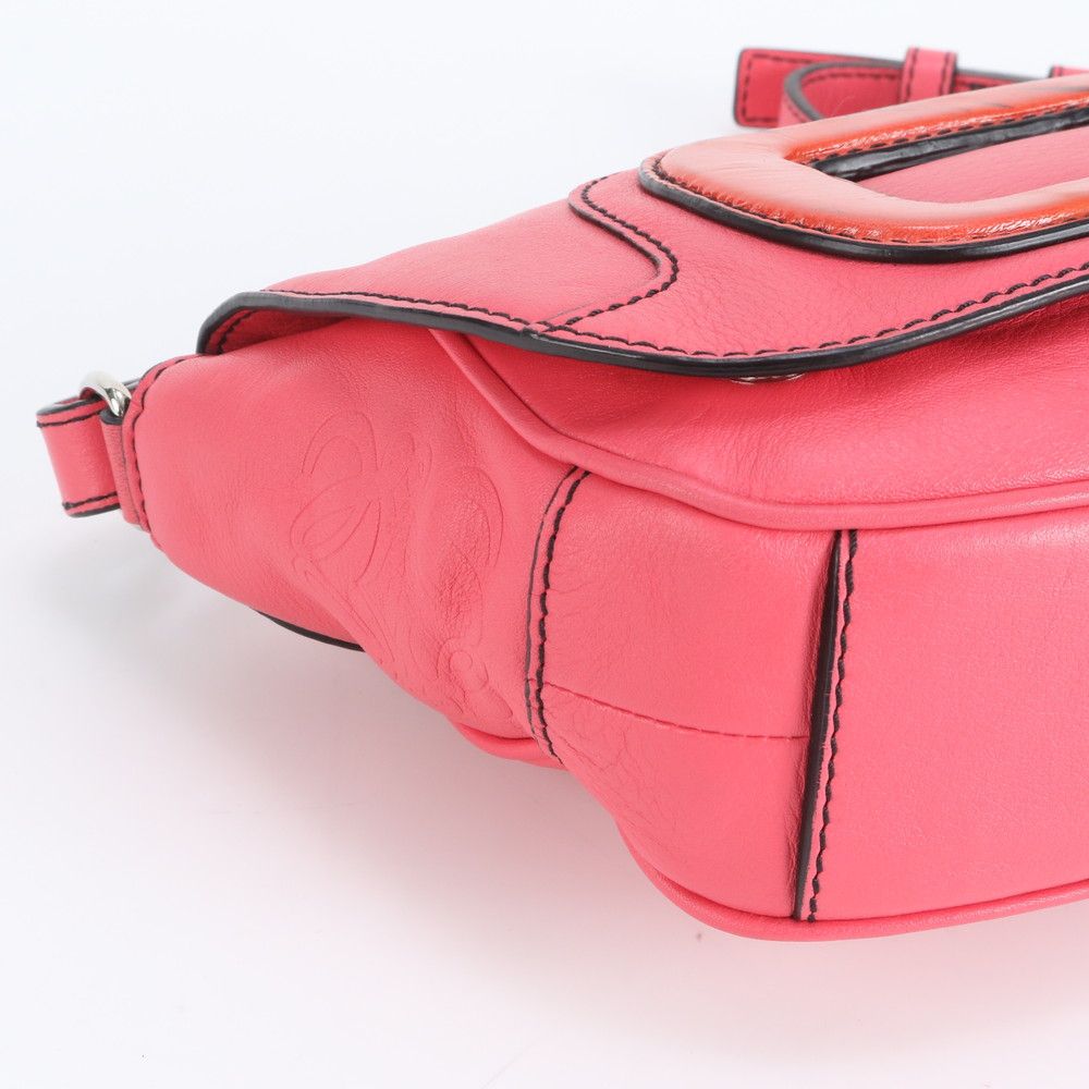 Loewe Leather Shoulder Bag Tote Hand — view 6