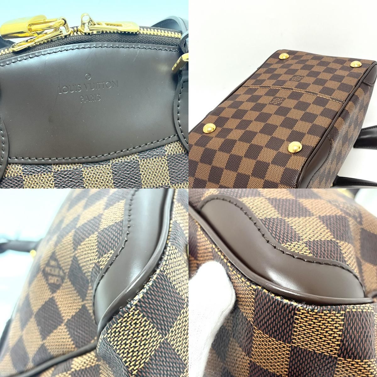 Louis Vuitton Shoulder Bag Verona PM Damier Canvas Ebene — view 7