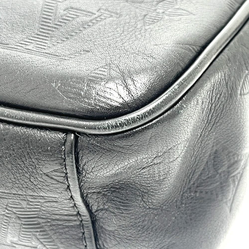 Louis Vuitton Shoulder Bag Danube PM Leather Black — view 6
