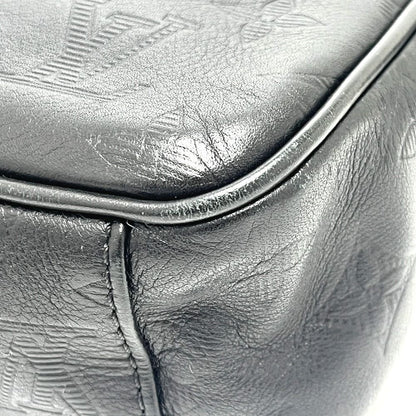 Louis Vuitton Shoulder Bag Danube PM Leather Black — view 6