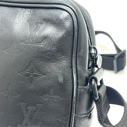 Louis Vuitton Shoulder Bag Danube PM Leather Black — view 3
