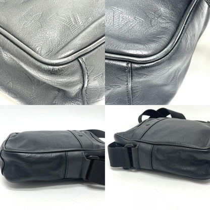 Louis Vuitton Shoulder Bag Danube PM Leather Black — view 7