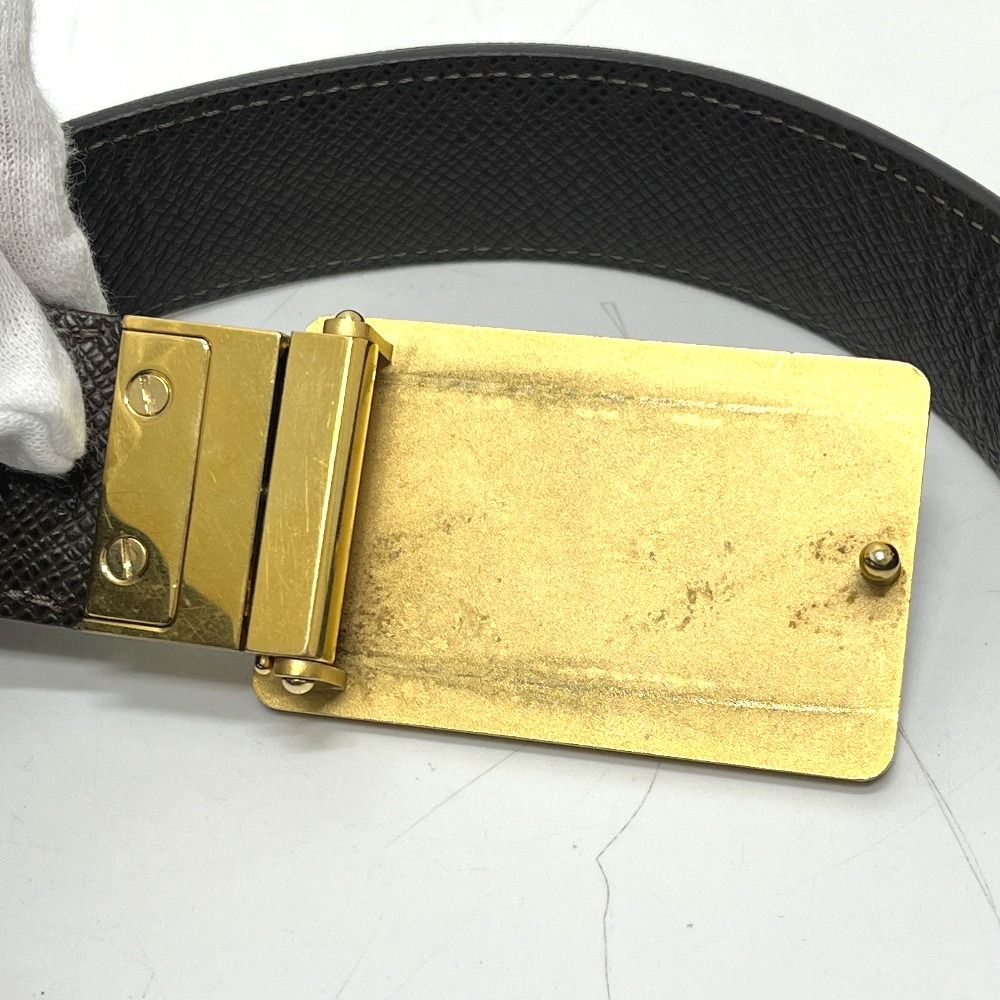 Louis Vuitton Belt Ceinture Enventure Damier Canvas Ebene — view 7