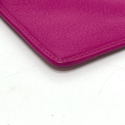 Loewe Pouch Logo Leather Purple Pink — view 3