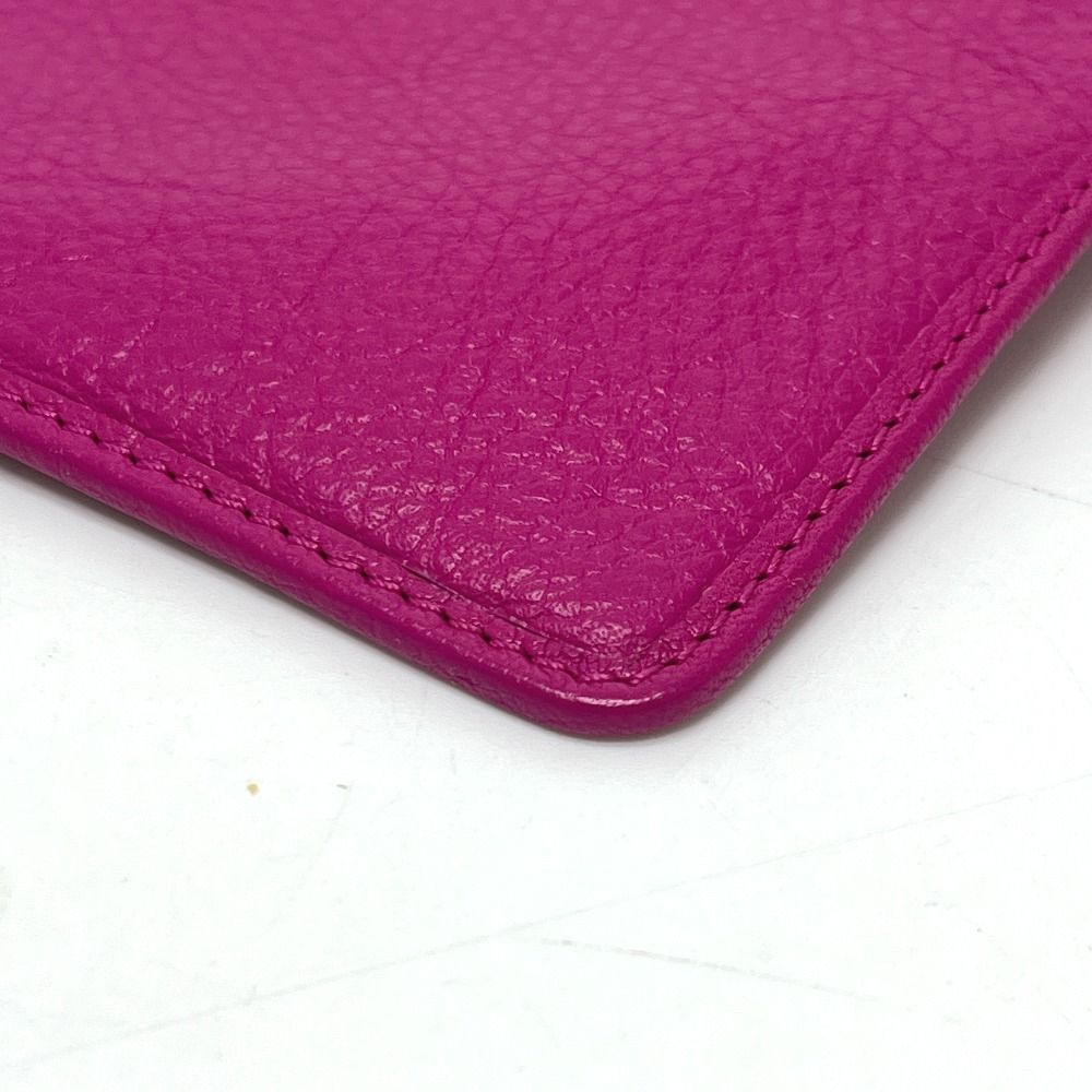 Loewe Pouch Logo Leather Purple Pink — view 4