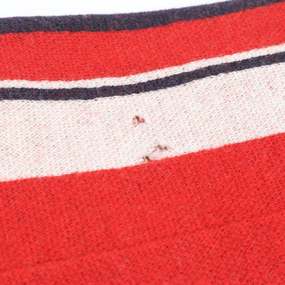 Louis Vuitton Tag Logo Stripe Red Scarf Eem — view 6