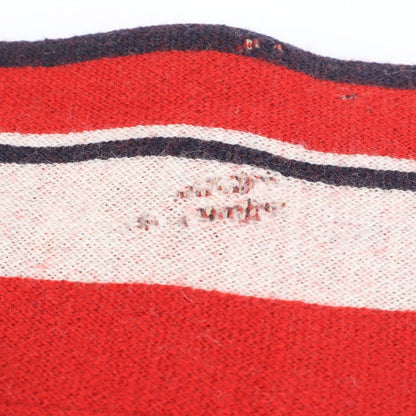 Louis Vuitton Tag Logo Stripe Red Scarf Eem — view 5