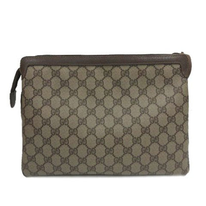 Gucci Vintage GG Supreme Sherry Line 14.02.013 Shoulder Bag Leather Brown — view 3