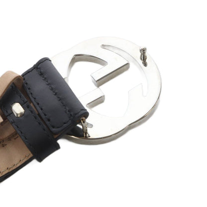Gucci Sherry Line Interlocking Belt 80 32 Green Red — view 7