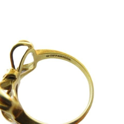 Tiffany & Co 18k Yellow Gold Ribbon Ring — view 4