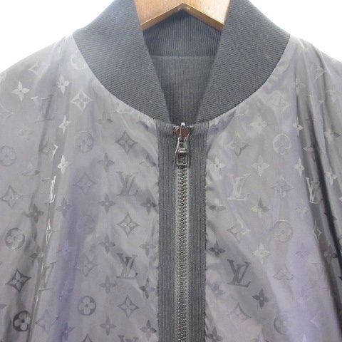 Louis Vuitton Zlw Monogram Reversible Jacket Bomber Black — view 3