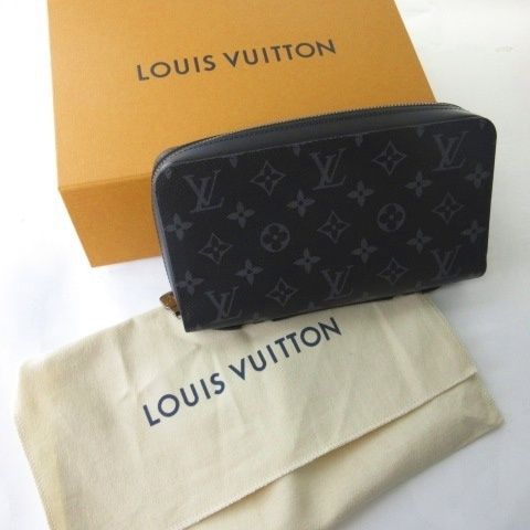 Louis Vuitton Zippy XL Monogram Eclipse Wallet Organizer Tiger — view 8