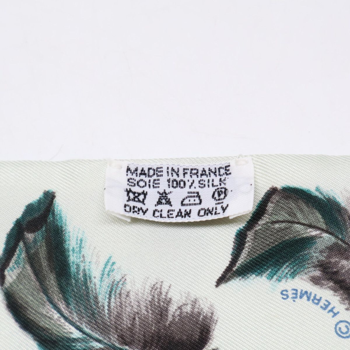 Hermes Feathers Silk Twilly Scarf — view 8