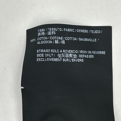 Saint Laurent Paris Black Logo Print Crew Neck T-Shirt — view 5