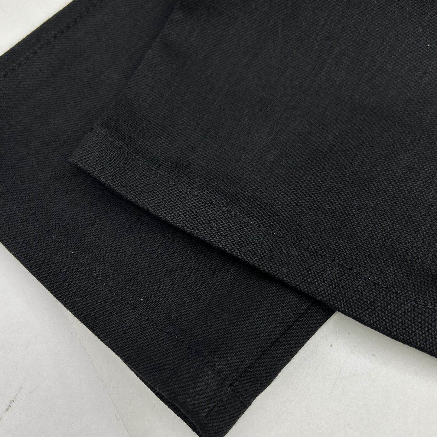 Saint Laurent Paris Black Cotton Denim Pants 29 — view 9