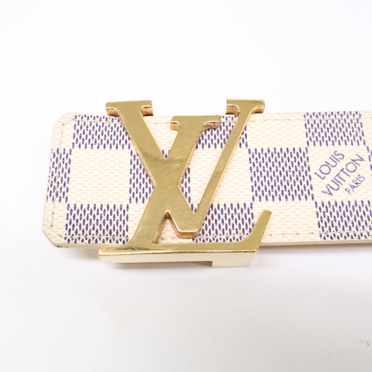Louis Vuitton Ceinture LV Initial Damier Azur Belt — view 4