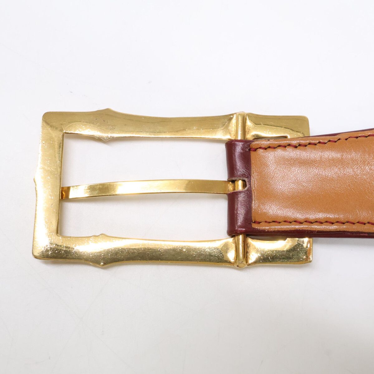 Hermes B Toki Bamboo Buckle Leather Belt — view 5