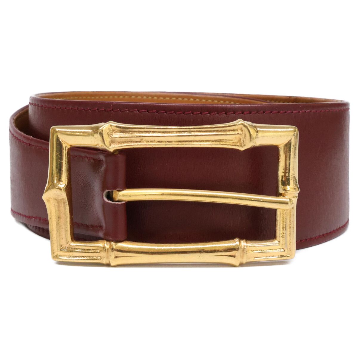 Hermes B Toki Bamboo Buckle Leather Belt