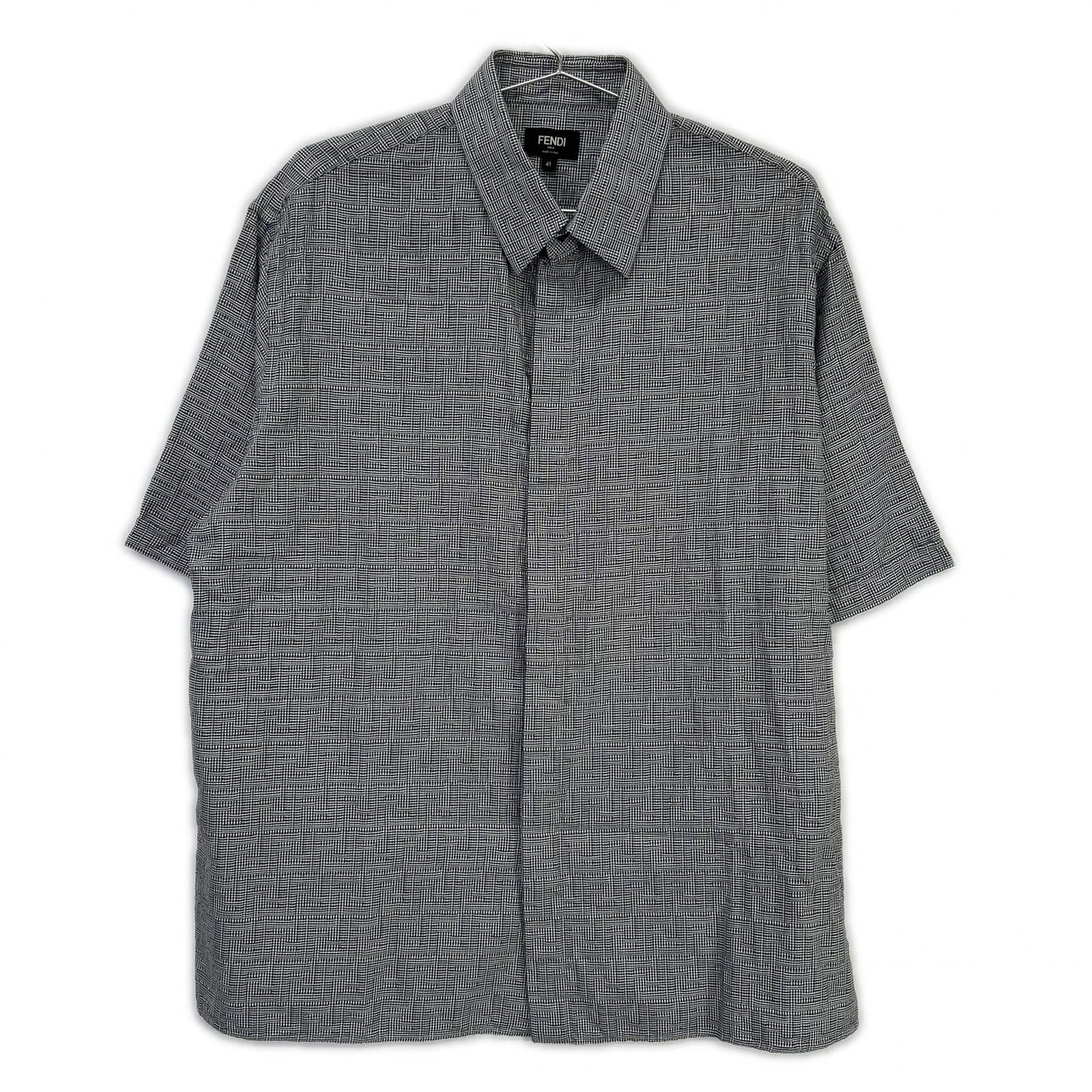 Fendi All Pattern Short Sleeve Shirt 41