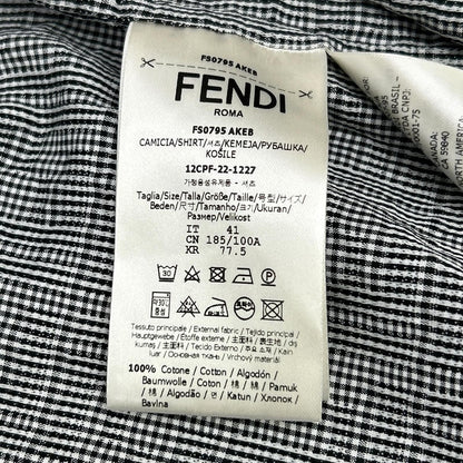 Fendi All Pattern Short Sleeve Shirt 41 — view 5