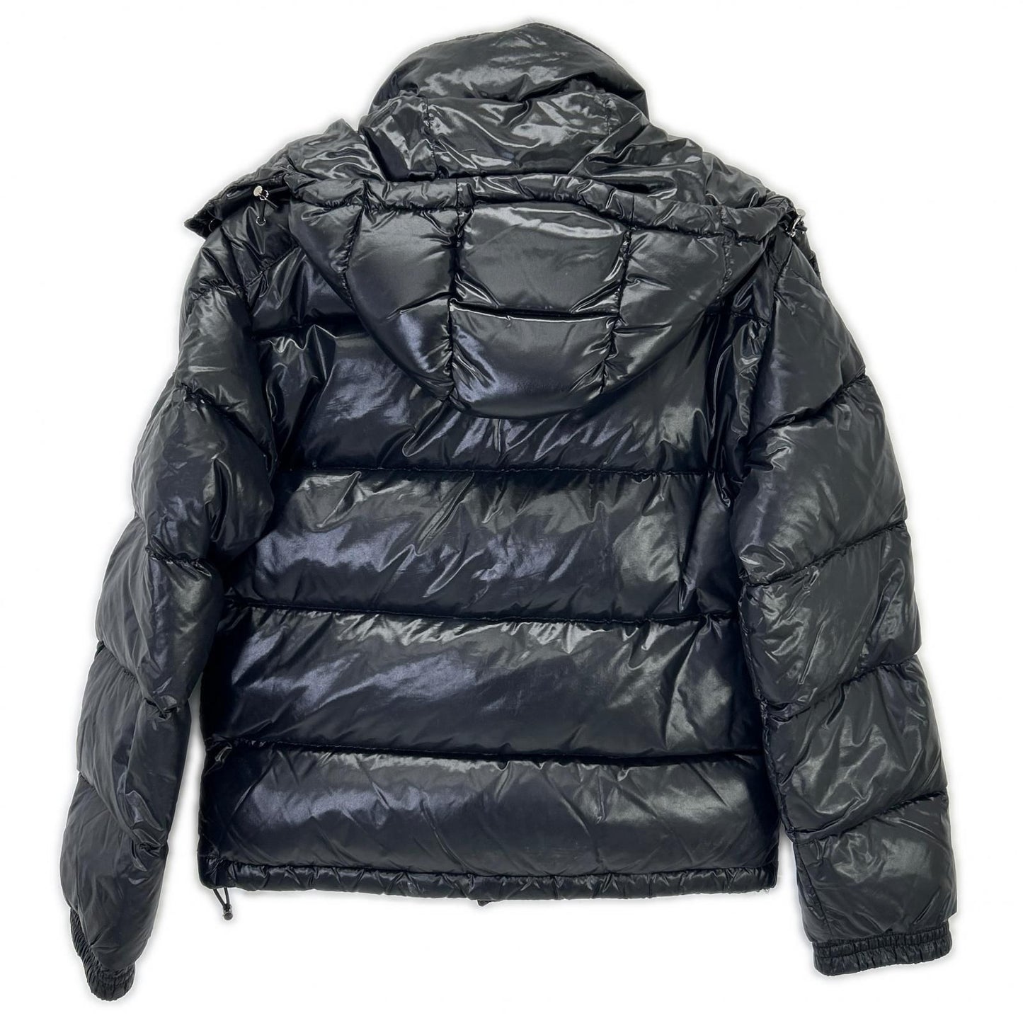 Moncler K2 Black Front Logo Down Jacket — view 2