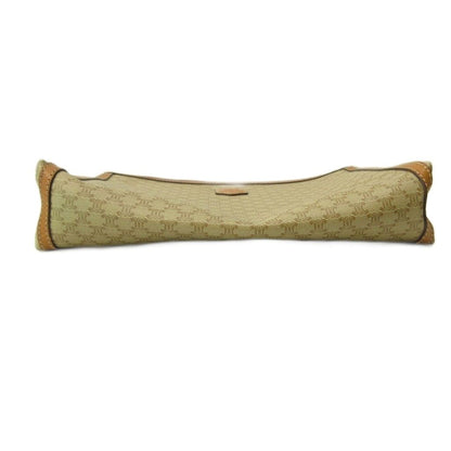 Celine Vintage Clutch Macadam All Over Pattern Patch Coating Beige — view 3