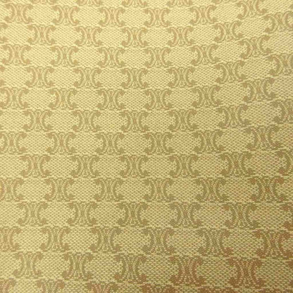 Celine Vintage Clutch Macadam All Over Pattern Patch Coating Beige — view 7