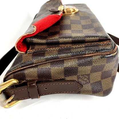 Louis Vuitton Shoulder Bag Ravello GM Damier Canvas Ebene Brown — view 3