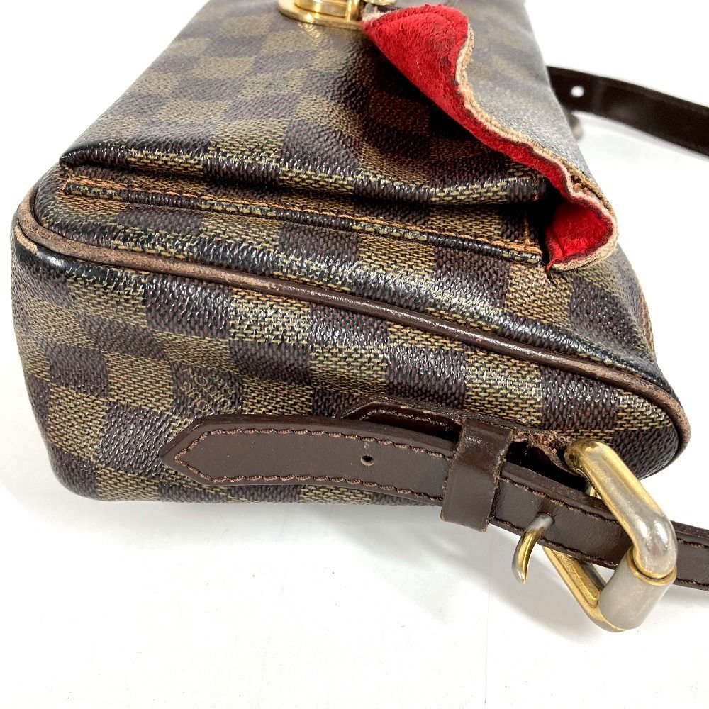 Louis Vuitton Shoulder Bag Ravello GM Damier Canvas Ebene Brown — view 4