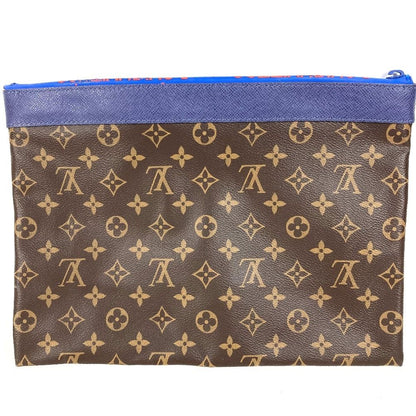 Louis Vuitton Clutch Pochette Apollo Monogram Canvas Brown — view 2