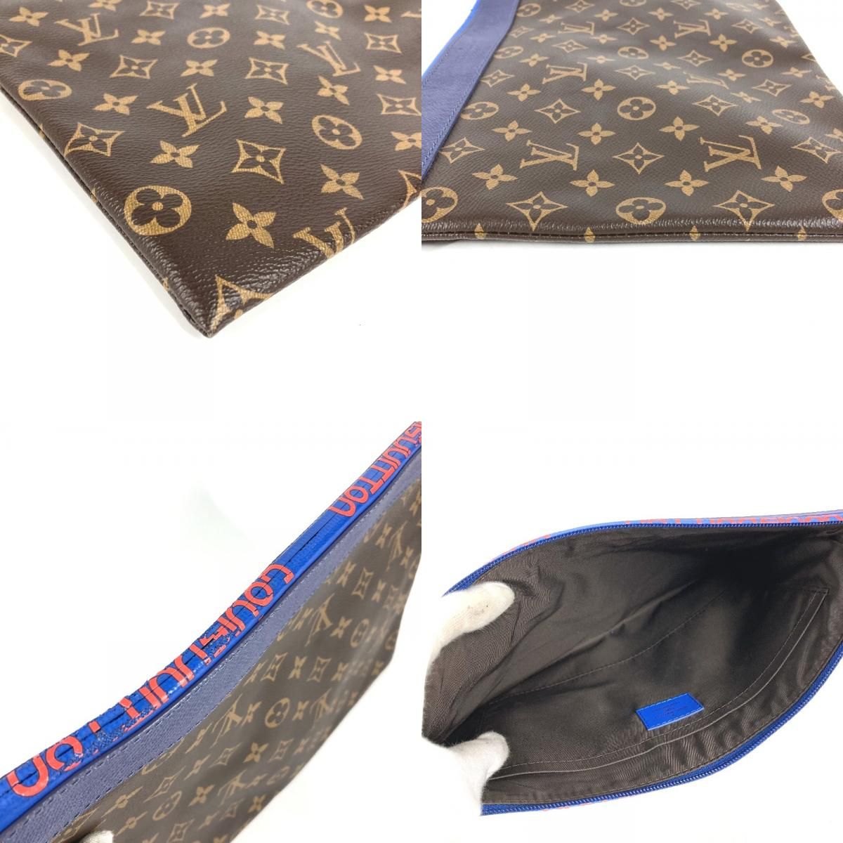 Louis Vuitton Clutch Pochette Apollo Monogram Canvas Brown — view 8