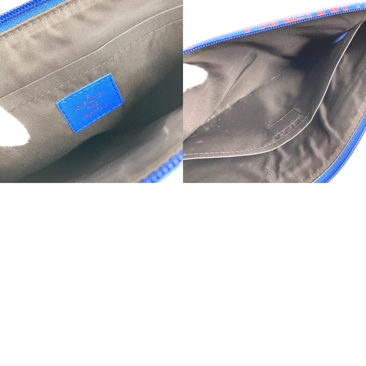 Louis Vuitton Clutch Pochette Apollo Monogram Canvas Brown — view 9