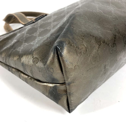 Gucci Shoulder Bag Imprime Logo GG Supreme Metallic Brown — view 6