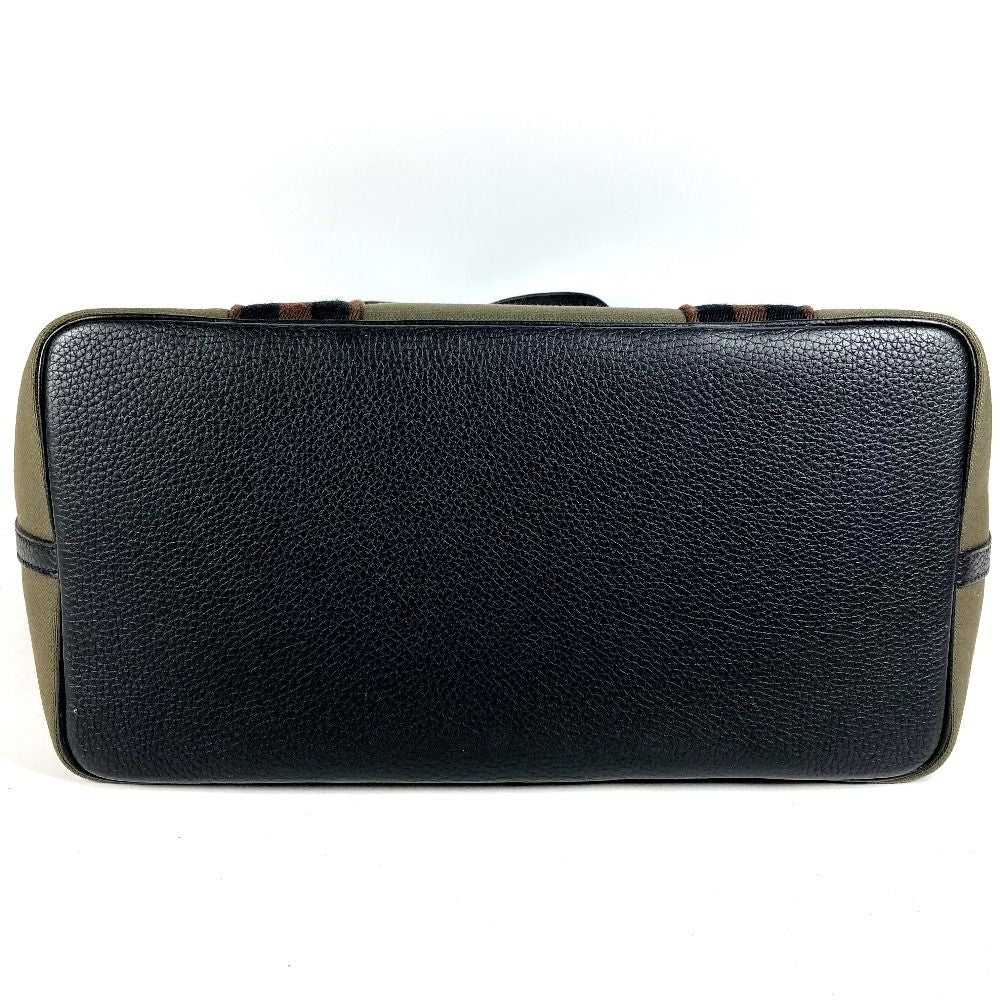 Hermes Tote Pure Cangle Taurillon Clemence Vert Gray Blanc Zu Noir Khaki — view 5