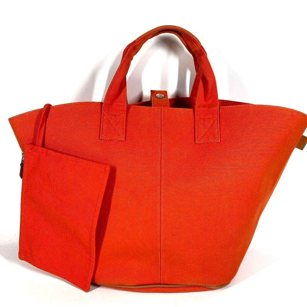 Hermes Handbag Panier de Plage PM Cotton Orange