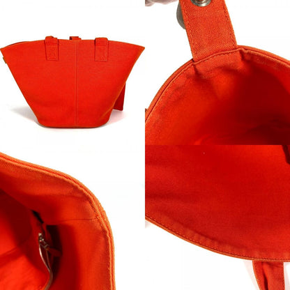 Hermes Handbag Panier de Plage PM Cotton Orange — view 9