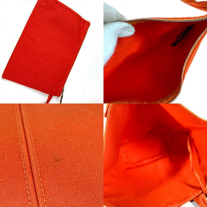 Hermes Handbag Panier de Plage PM Cotton Orange — view 8