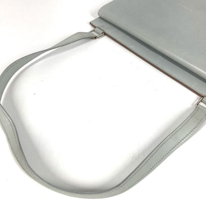 Hermes Shoulder Bag Valentin Leather Light Blue — view 4