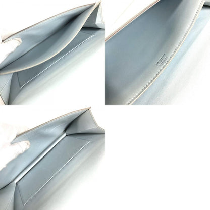 Hermes Shoulder Bag Valentin Leather Light Blue — view 9