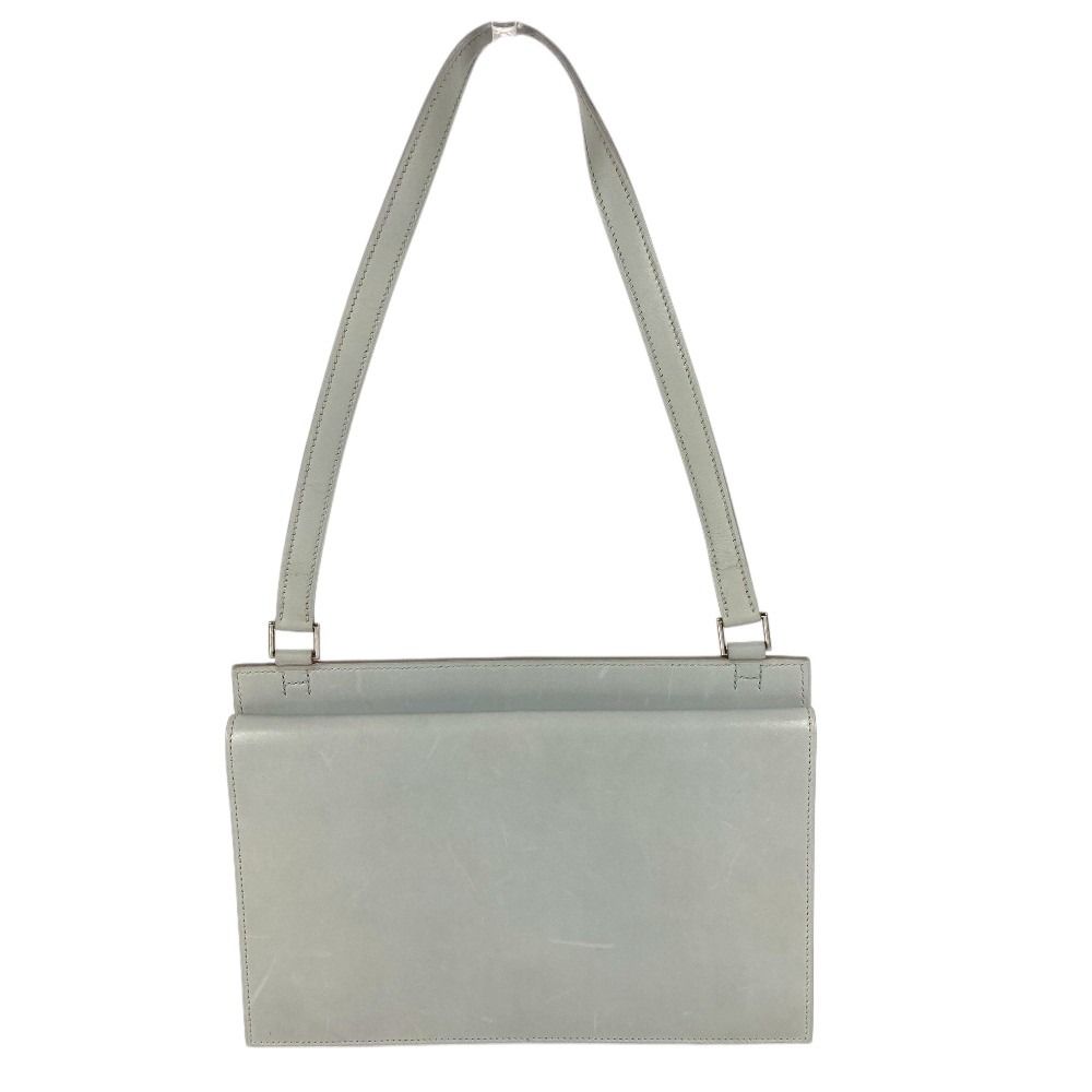Hermes Shoulder Bag Valentin Leather Light Blue