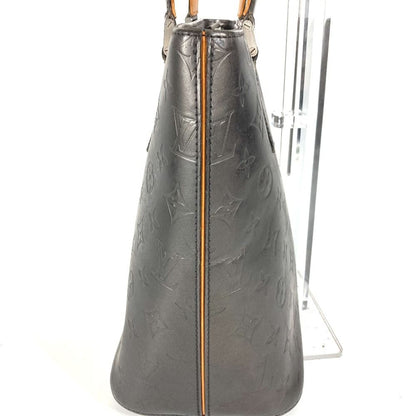 Louis Vuitton Shoulder Bag Stockton Monogram Matte Leather Black — view 2