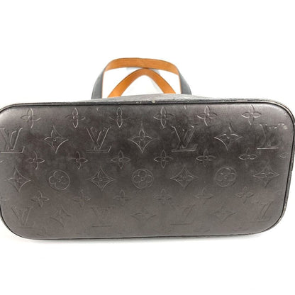 Louis Vuitton Shoulder Bag Stockton Monogram Matte Leather Black — view 5