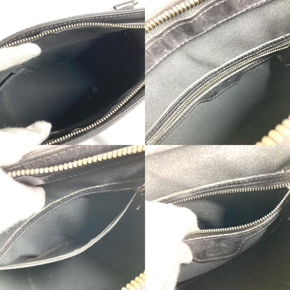 Louis Vuitton Shoulder Bag Stockton Monogram Matte Leather Black — view 9