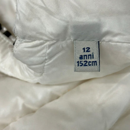Moncler Down Jacket 12 L Hiva White Black Long Sleeve Zip Up Winter — view 6