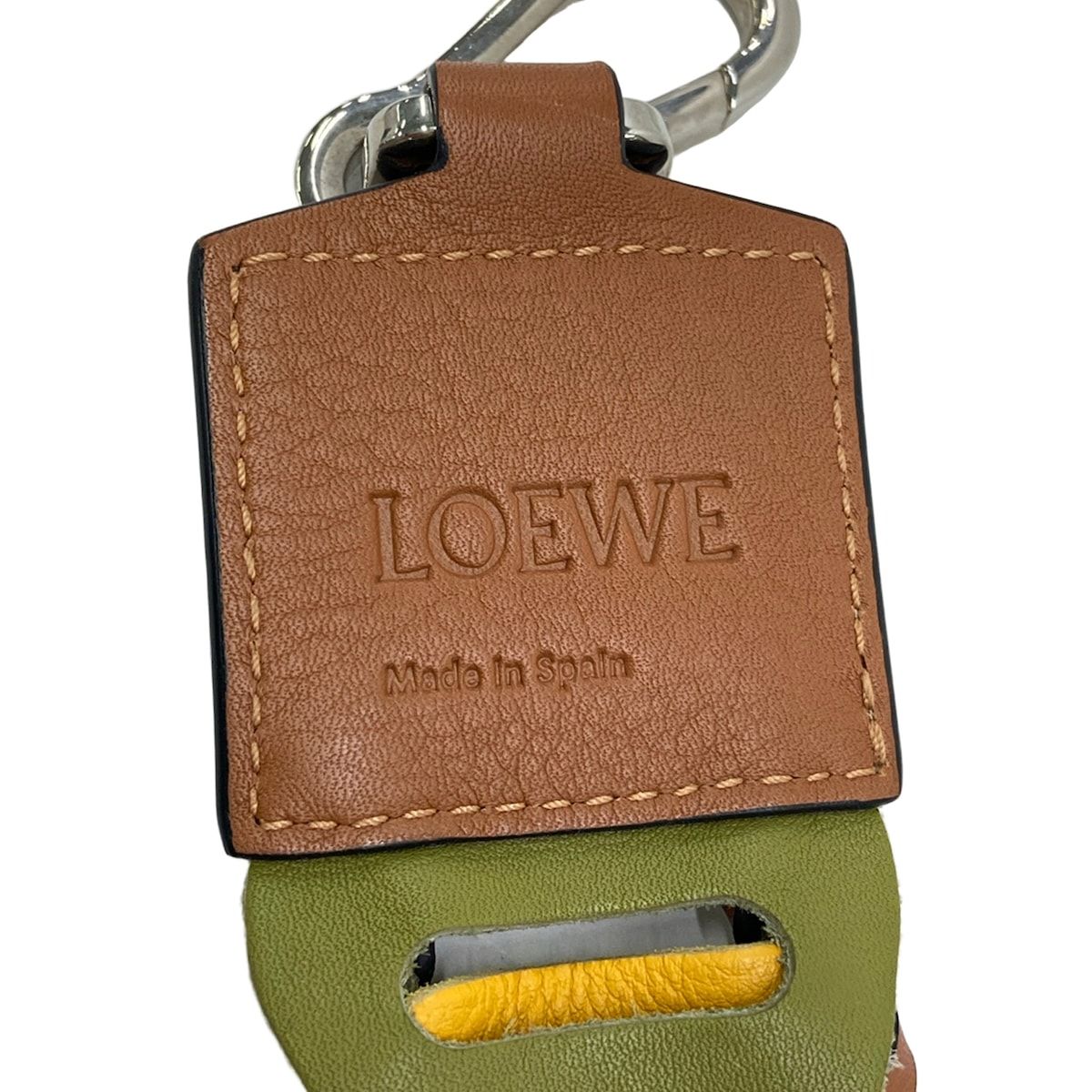 Loewe Shoulder Strap Yellow Red Multi Leather — view 3