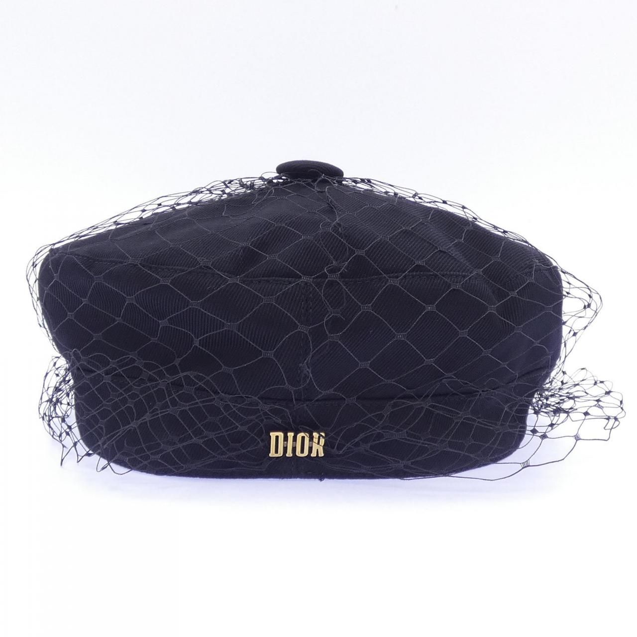 Dior Arty Nylon Veil Cap Hat — view 4