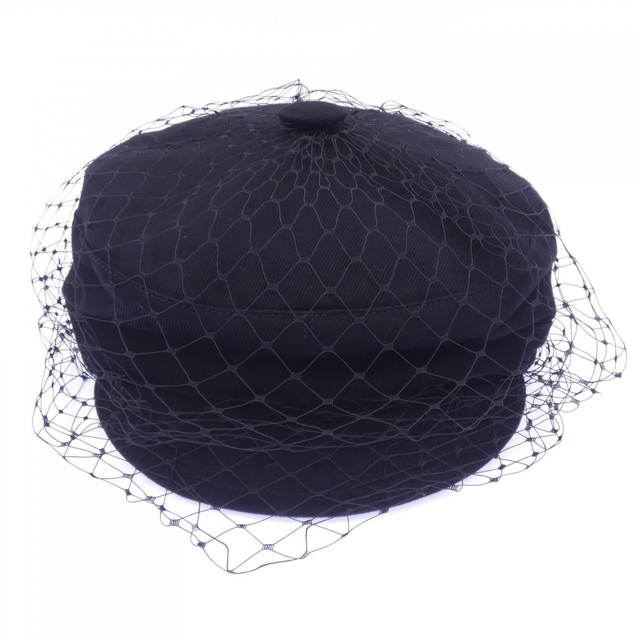 Dior Arty Nylon Veil Cap Hat — view 2