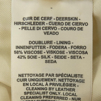 Hermes Clou de Selle Leather Mini Skirt Quilted Detail — view 3