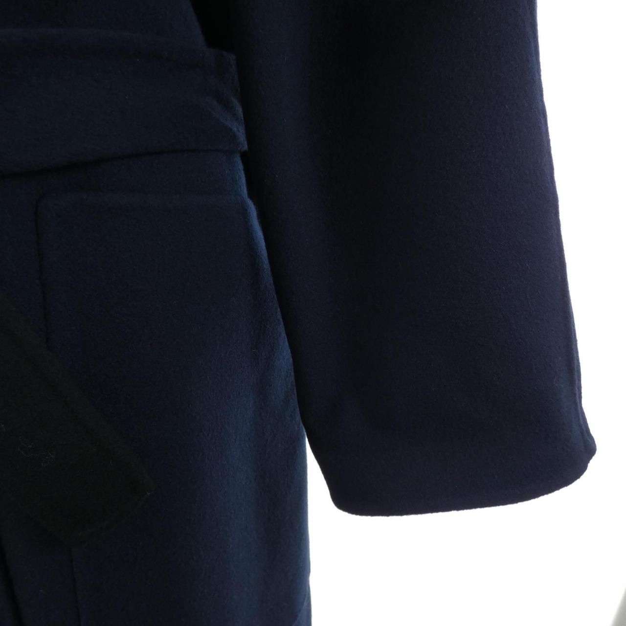 Hermes Coat Navy — view 6