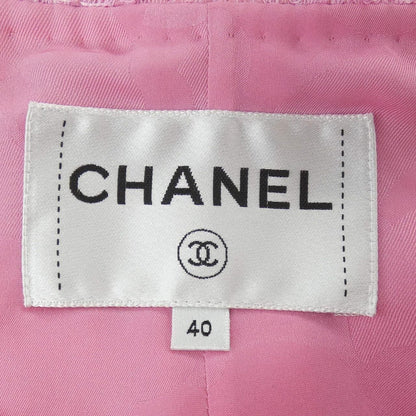 Chanel Collarless Jacket Pink — view 5